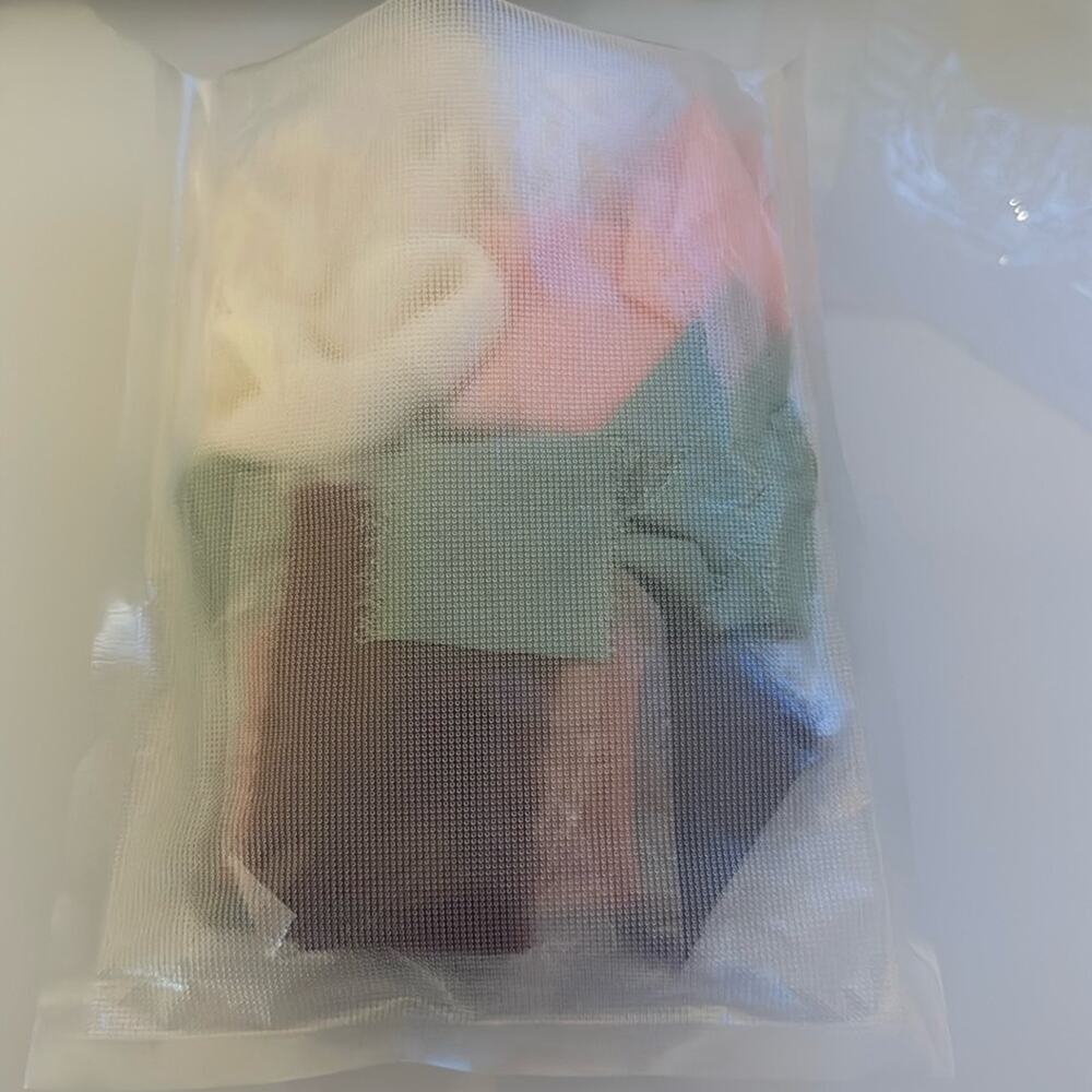 8 Pieces 3 Yards x 2 Inch Handmade Chiffon Ribbon Silk-Like Frayed Edge